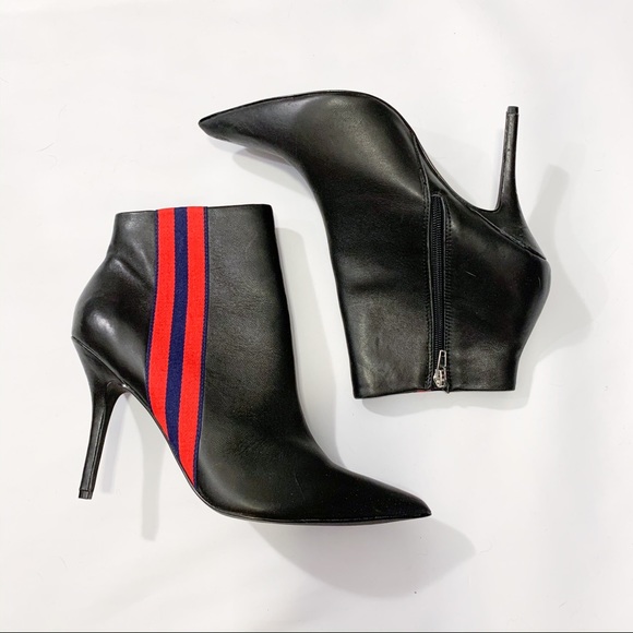NWT Steve Madden Racing Stripe Bottie Heels - Picture 2 of 5